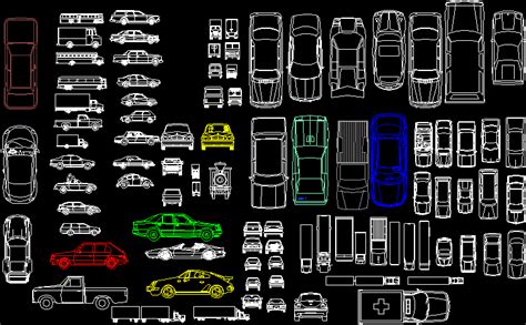 Blocks Of Cars 2D DWG Block for AutoCAD • Designs CAD