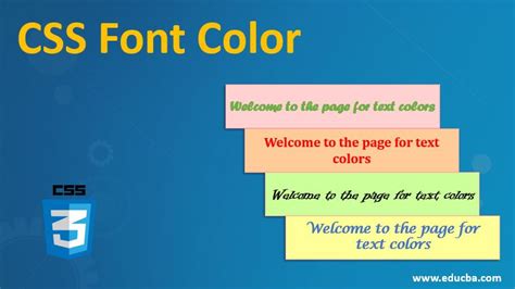 CSS Font Color | Know Text Color Property with Usage, Syntax, Examples