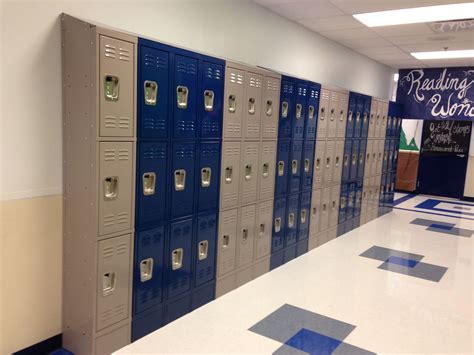 Stylish and Secure School Hallway Lockers by Hallowell