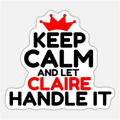 Clair Stickers | Unique Designs | Spreadshirt