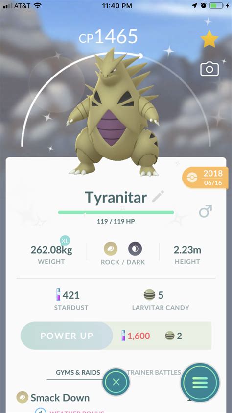 Shiny Tyranitar | Pokemon go, Pokemon, Shiny pokemon