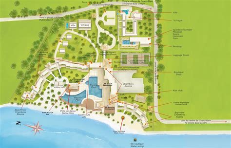 Beachcomber - Resort Map | Mauricia Beachcomber Resort & Spa ...