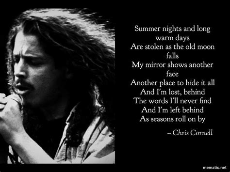 Chris Cornell Nirvana Quotes Lyrics, Song Lyrics Art, Lyric Art ...