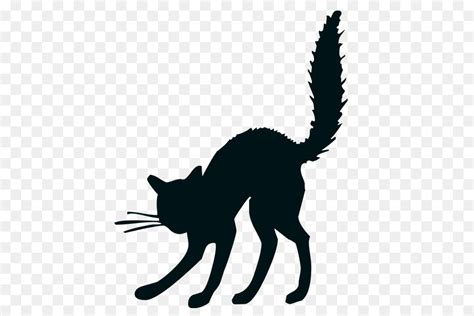 Free Halloween Black Cat Silhouette, Download Free Halloween Black Cat ...