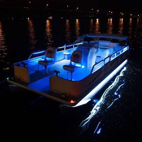 Pontoon Lighting, Boat Light Kit, 24' Flex Track LED for Pontoon ...