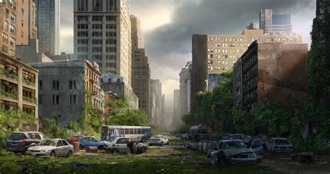 Post Apocalypse City by Shen Fei : r/ImaginaryWastelands