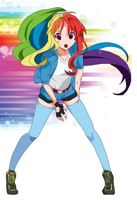 Anime human Rainbow Dash | My little pony characters, My little pony ...