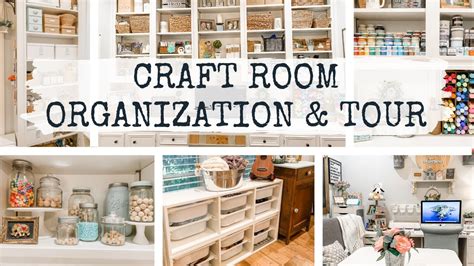 15 Craft Room Organization Ideas | Craft Room Tour - YouTube