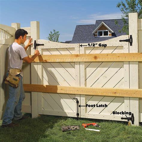 Learn How to Construct a Custom Fence and How to Build a Gate ...