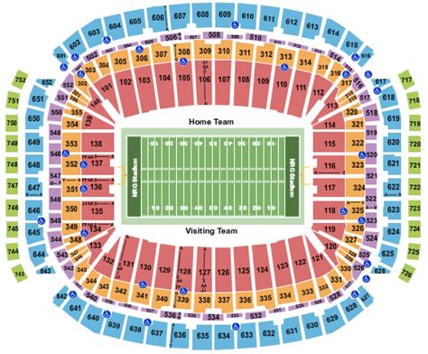 NRG Stadium Seating Chart + Rows, Seat Numbers and Club Seats