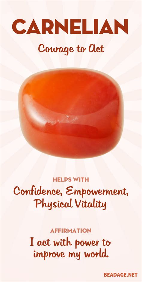 Carnelian Meaning And Properties Beadage