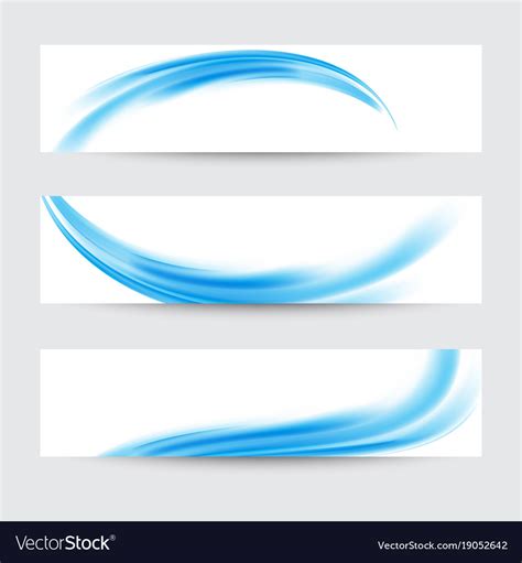 Abstract business background banner blue Vector Image