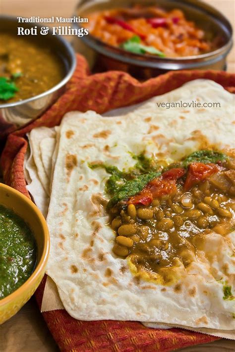 Traditional Mauritian Roti (Farata) Recipe (oil-free) and Fillings ...