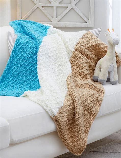 Easy Bernat Baby Blanket Knitting Patterns