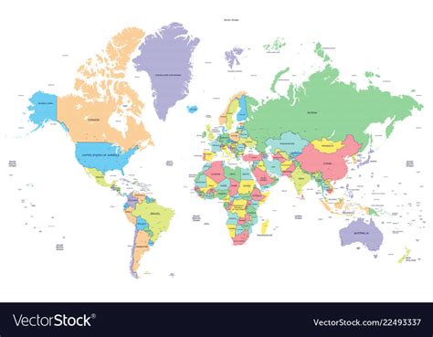 Map Of World And Capitals - Draw A Topographic Map