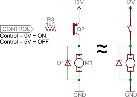 Npn Transistor As A Switch Circuit Diagram