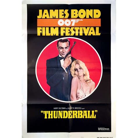 THUNDERBALL Movie Poster 27x40 in.