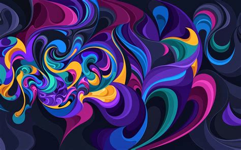 Download Swirl Colorful Abstract Colors HD Wallpaper