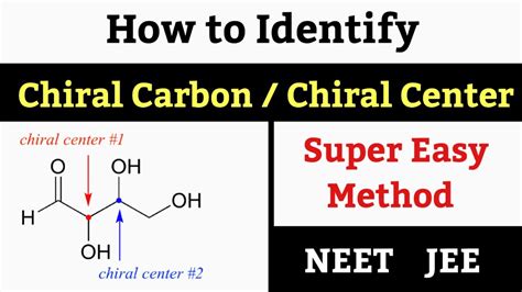 How To Identify Chiral Carbon || Chiral Molecule || Chiral Center ...