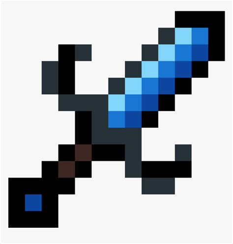 Transparent Diamond Sword Png - Transparent Minecraft Diamond Sword ...