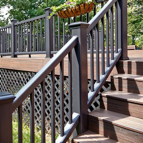 Trex Charcoal Black Composite Deck Railing Kit (Assembled: 5.625-ft x 3 ...