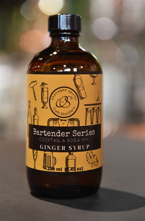 Bartender Ginger Syrup - Okanagan Spirits