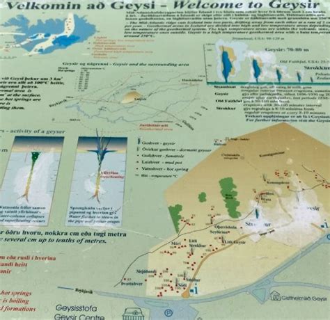 Welcome to Geysir map, Geysir Geothermal Area, Golden Circle, Iceland ...