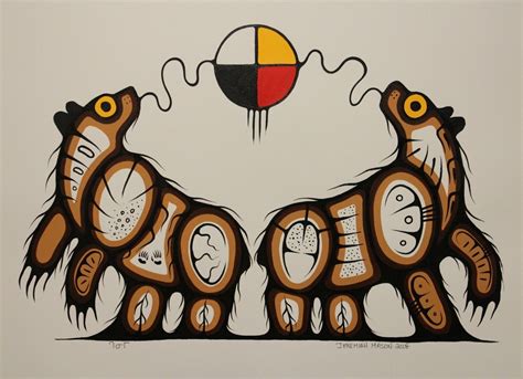 Four Directions Bears | Bear art, Canadian aboriginal art, Native ...