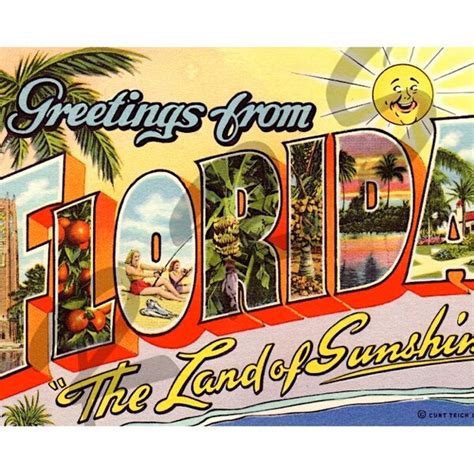 Florida Postcard - Etsy