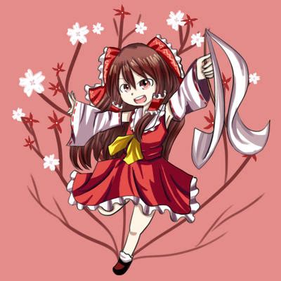 Touhou Chibi: Reimu by RoseryRose on DeviantArt