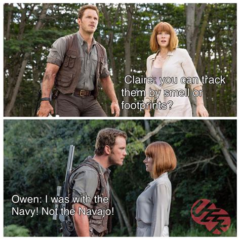 Owen and Claire in Jurassic world Jurassic World, Jurassic Movies ...