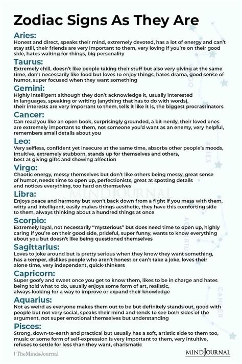 Zodiac Signs As They Are | Zodiac signs horoscope, Zodiac sign facts ...