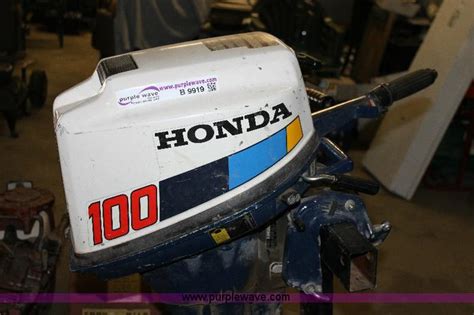 Honda 100 10 HP four-stroke outboard engine in Abilene, KS | Item B9919 ...