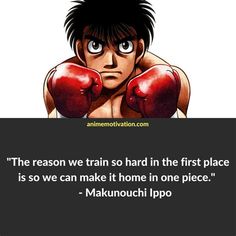 The 17+ Greatest Hajime No Ippo Quotes For Boxing Anime Fans | Sprüche ...