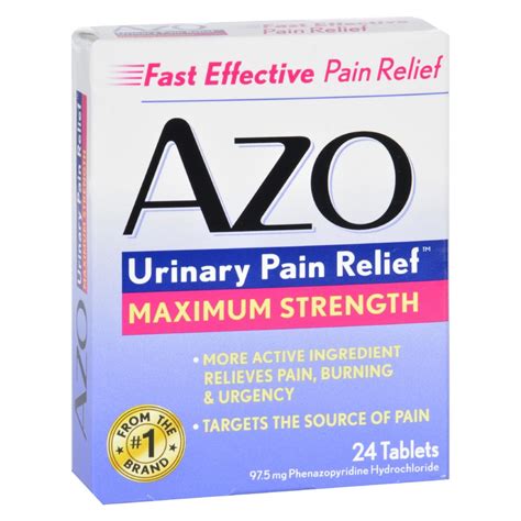 Azo Urinary Pain Relief - 24 Tablets – vital zeal