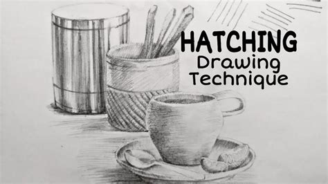 Hatching Drawing Technique Tutorial - YouTube