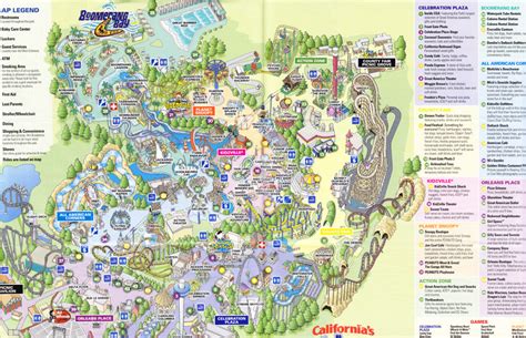 California's Great America - 2010 Park Map