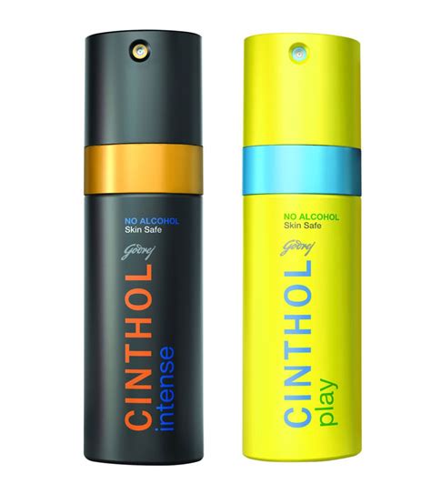 Cinthol Deo Spray - (Play + Intense) - Pack of 2 (150ml each): Buy ...