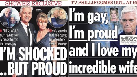 Phillip Schofield coming out as gay leads today's papers | ITV News