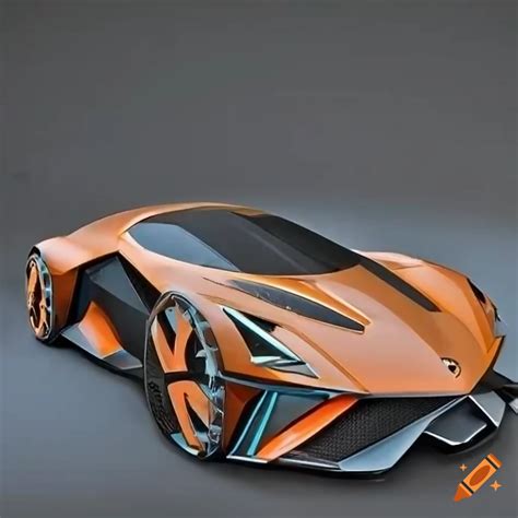 Titanium lamborghini vision hypercar concept on Craiyon