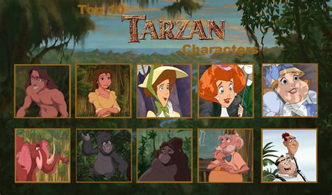 My Top 10 Tarzan Characters by PeruAlonso on DeviantArt