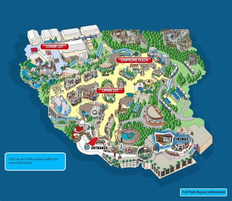 Universal Studios Hollywood Park Map | USA Trip 2016 | Pinterest ...