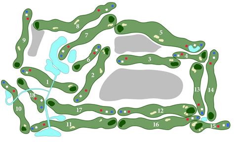 Course Layout - Meadowlands Golf Club at Sylvan Lake