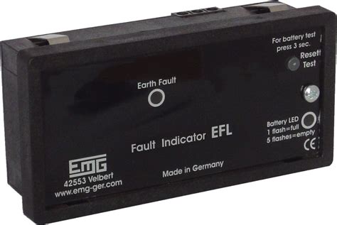 Elektro-Mechanik EM GmbH - Earth-fault indicator type EFL