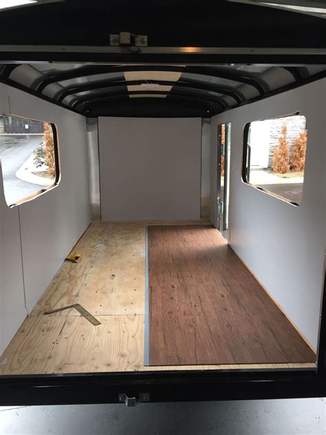 Enclosed Trailer Flooring Options - Trailer Cargo Paint Walls Flooring ...