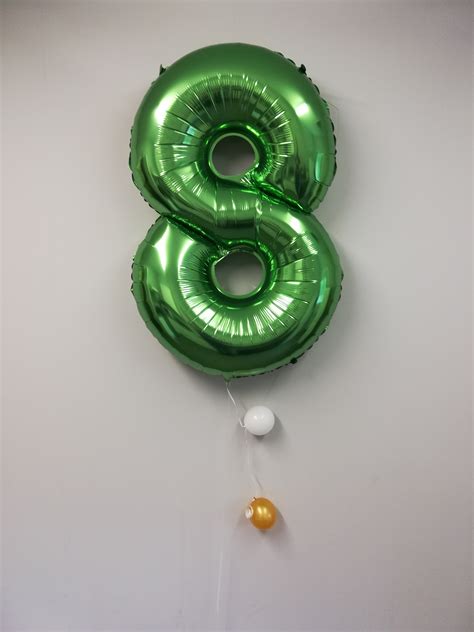 Green Number Balloon | Party Balloons and supplies in Cumbernauld ...