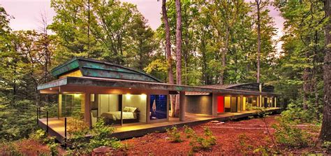 Modern House in the Woods by Travis Price Architects