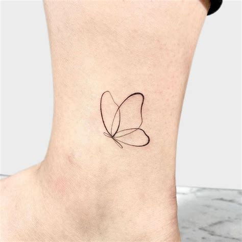 Simple Butterfly Tattoo Ideas | Simple butterfly tattoo, Small tattoos ...