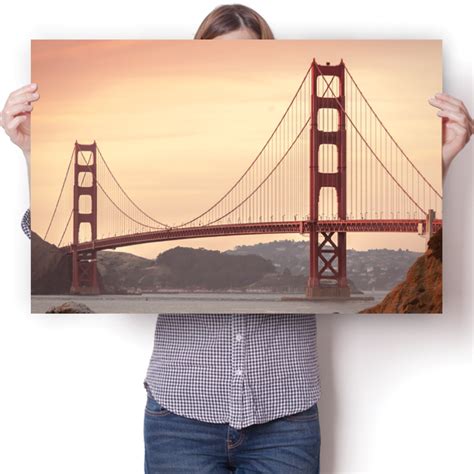 Baker Beach - Golden Gate Bridge View – InspiredPosters