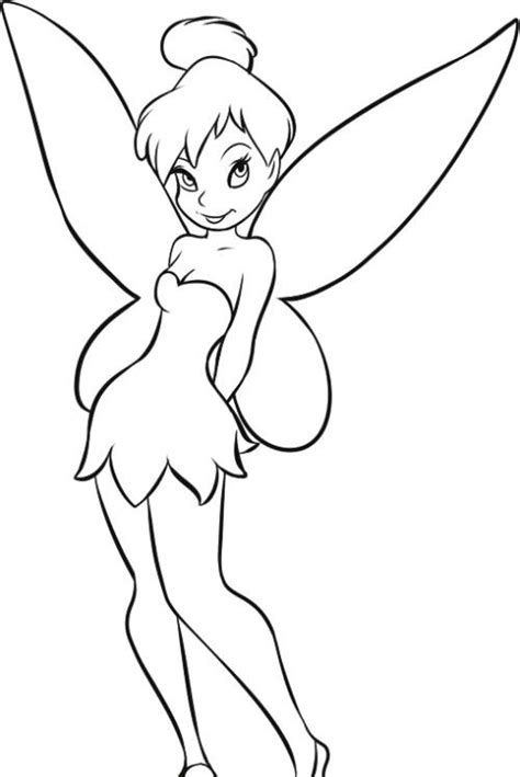 Tinker Bell Disney Character Drawings, Easy Disney Drawings, Disney ...